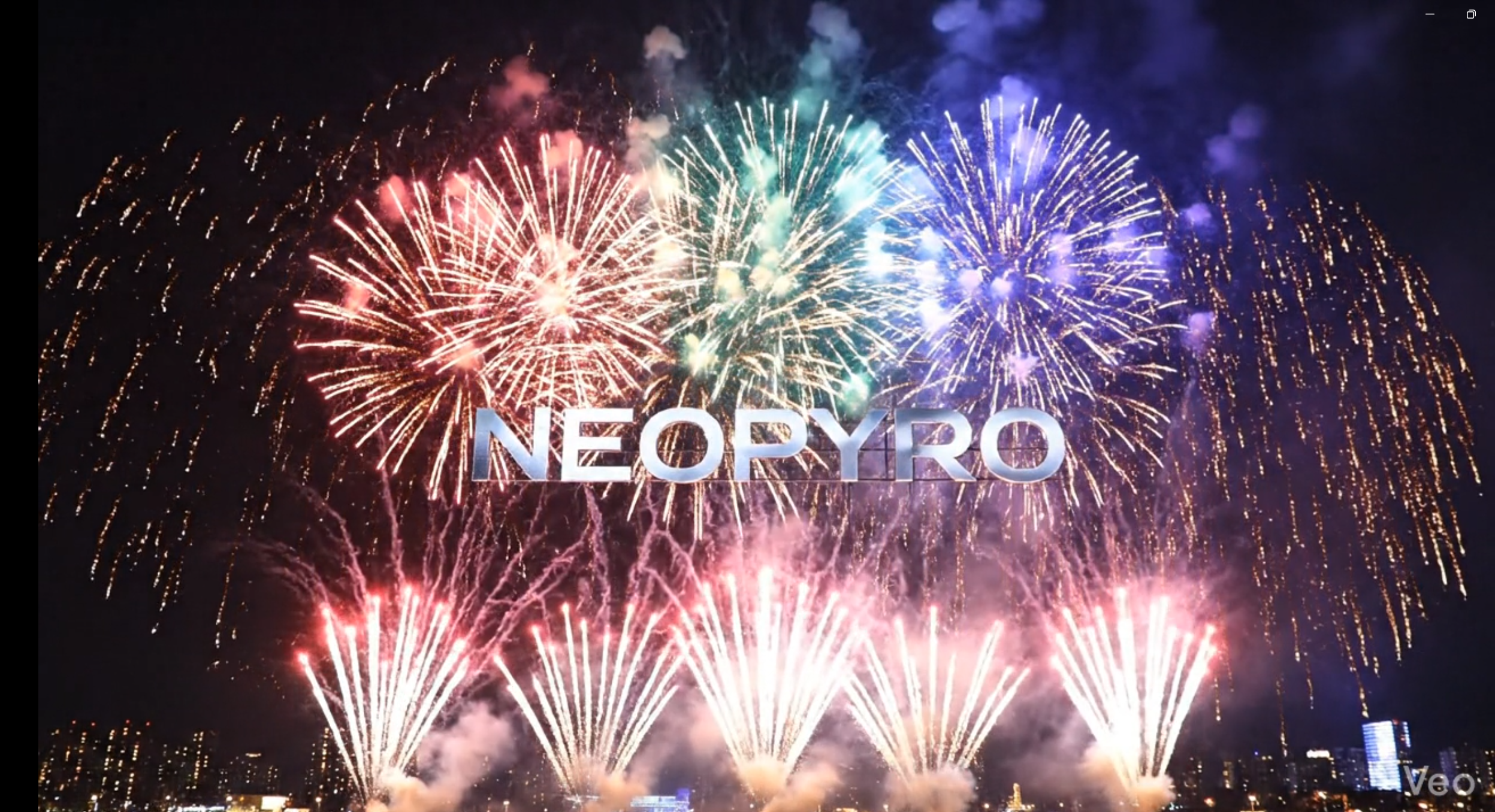 Fireworks exploding in the night sky