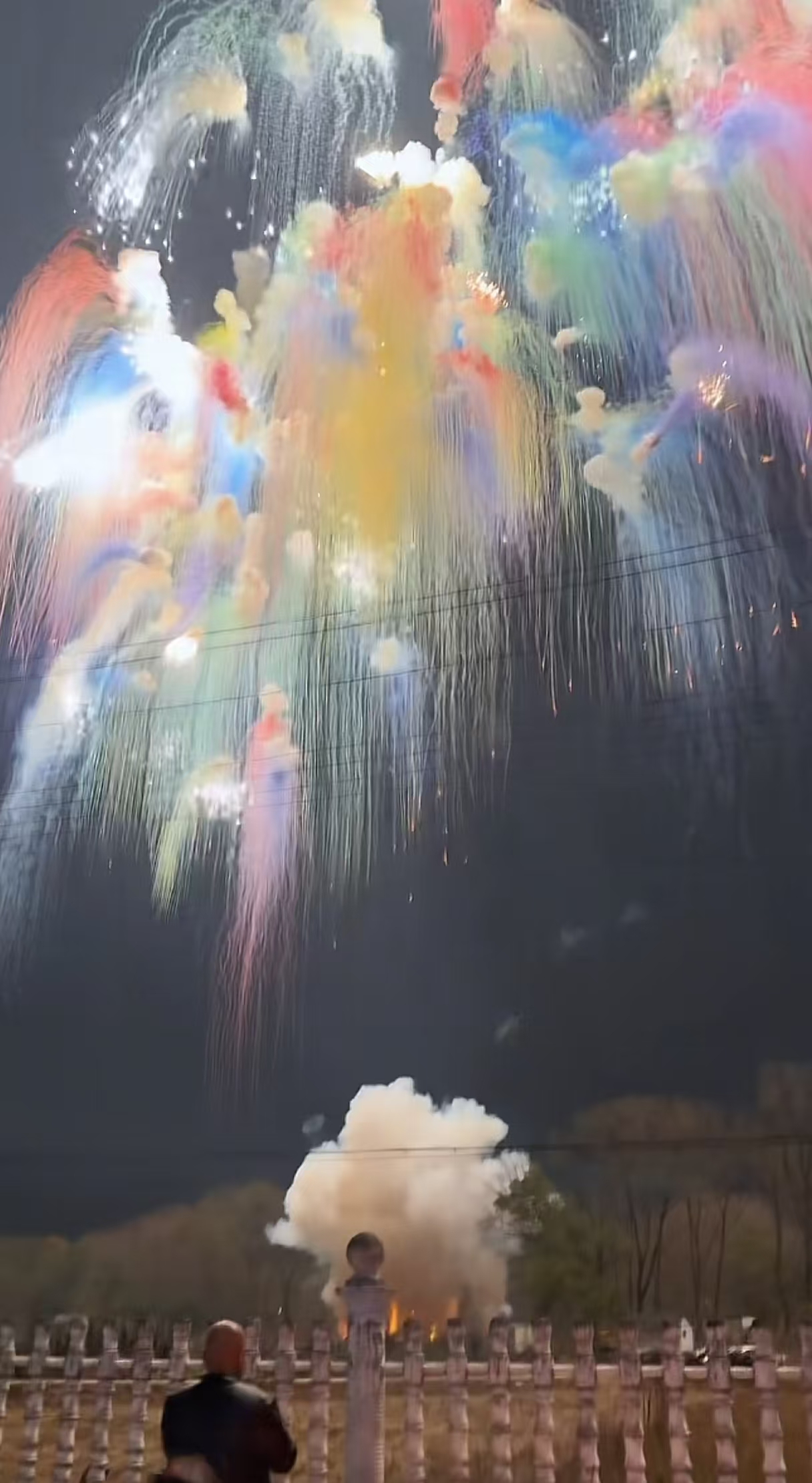 Actual display of the fireworks' effect in 2026